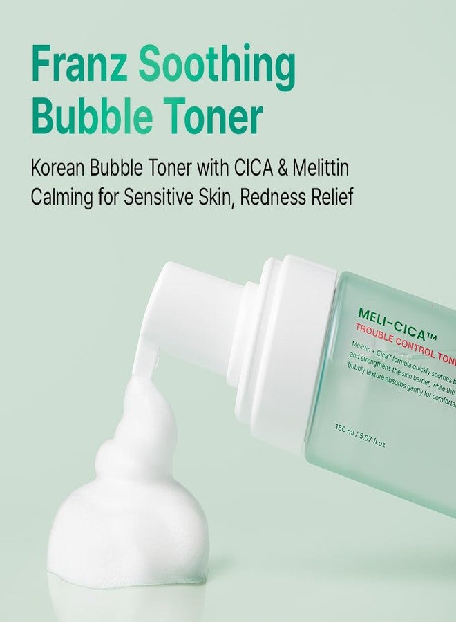 FRANZ Soothing Bubble Toner | Korean Skincare Acne Toner with CICA & Melittin | Calming & Redness Relief Formula | pH 6.0~6.5 Balancing & Oil Control for Sensitive, Acne-Prone Skin - Image 2